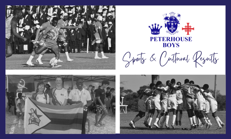 Peterhouse Boys’ Sports and Cultural Results – 6 – 16 June 2026