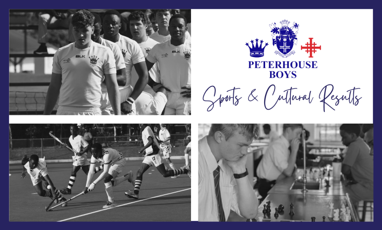 Peterhouse Boys’ Sports and Cultural Results – 7 – 30 June 2026