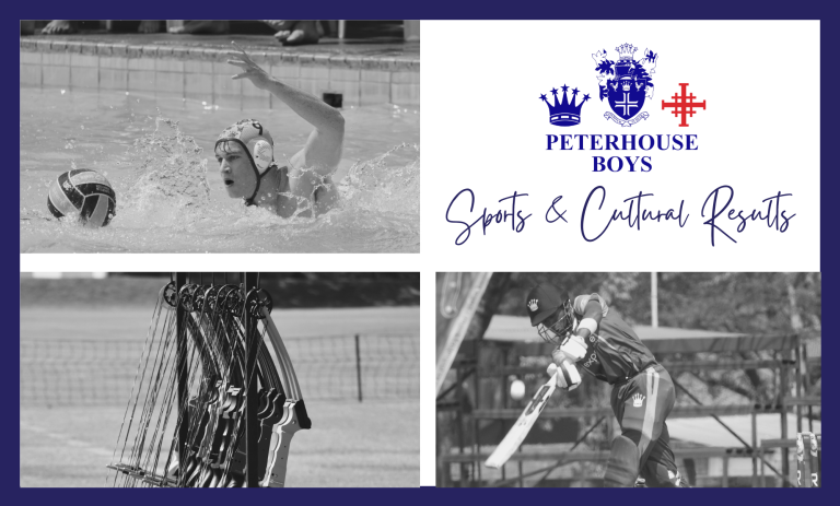 Peterhouse Boys’ Sports and Cultural Results – 3 – 29 September 2026