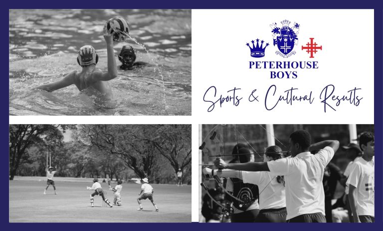 Peterhouse Boys’ Sports and Cultural Results – 4 – 6 October 2026